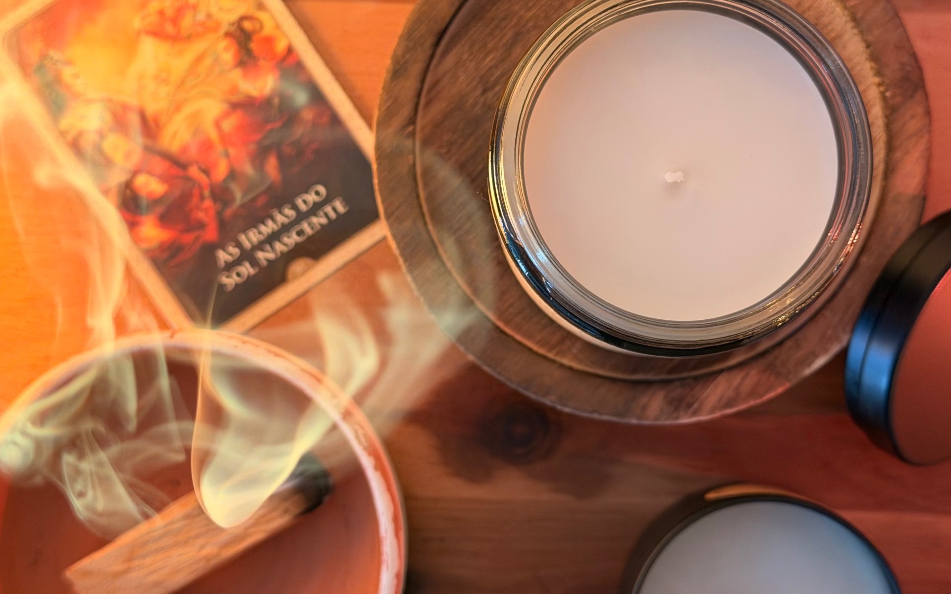 Candlelit still life for the Becoming playlist